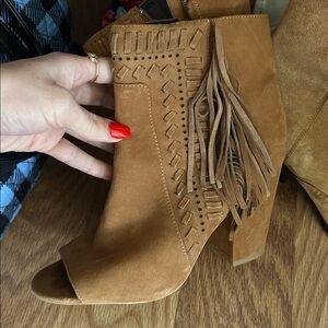 Rebecca Minkoff Fringe Heel 7.5